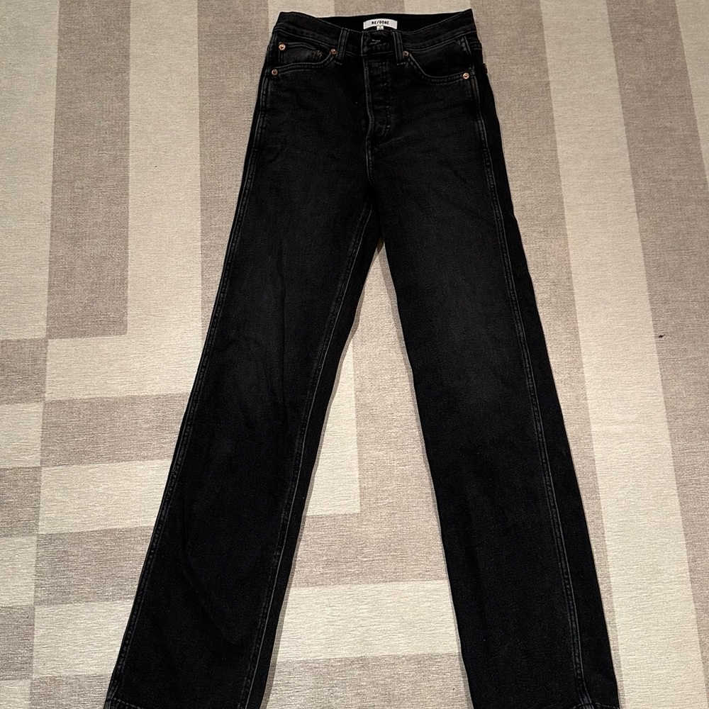 Re/Done Melanie High Rise Boot Cut in color NoHo